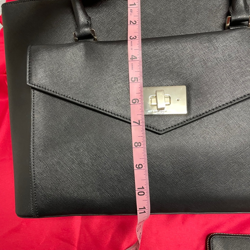 Kate Spade NWT large black purse with  wallet - Picture 4 of 11